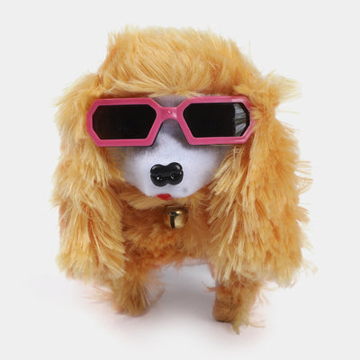 Sound Music & Walking Battery Operated Dog For Kids