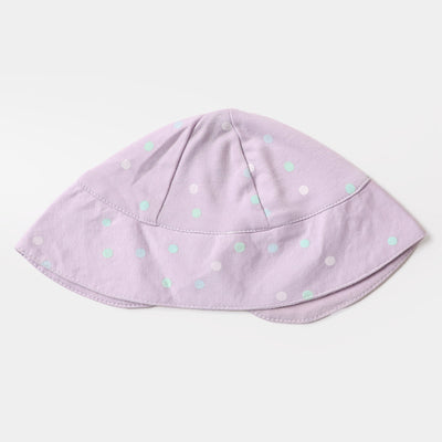 Baby Flower Cap/Hat 6M+ | Purple