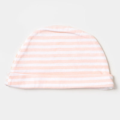 Baby Round Cap | Little Dino Stripe