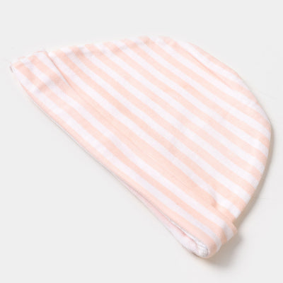 Baby Round Cap | Little Dino Stripe