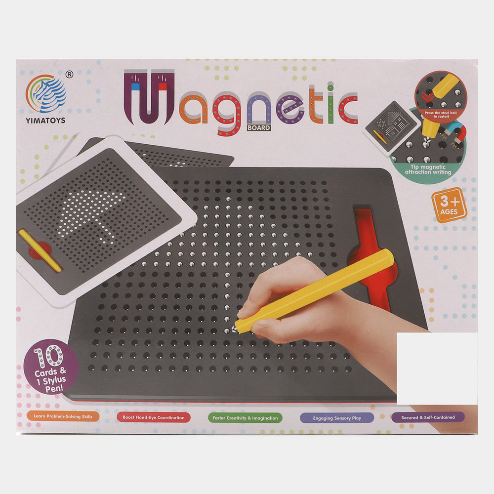 Magnetic Drawing Board +10 Cards For Kids