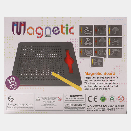 Magnetic Drawing Board +10 Cards For Kids