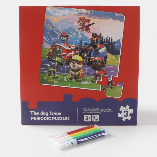 Character Puzzle Book For Kids