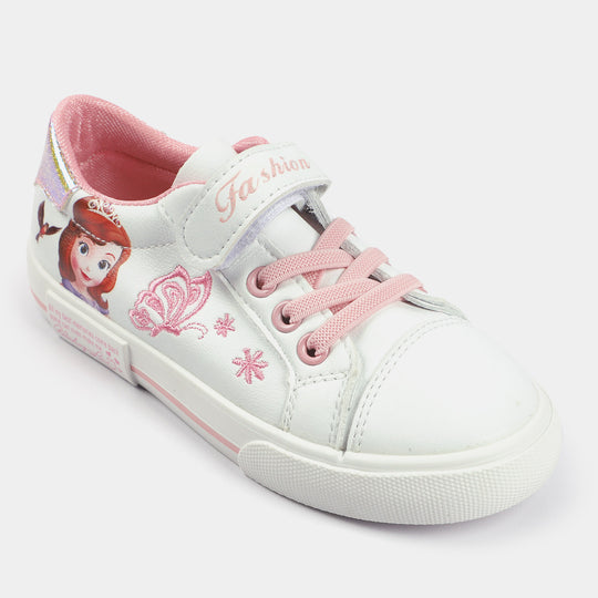 Girls Sneakers 5790-White/Pink