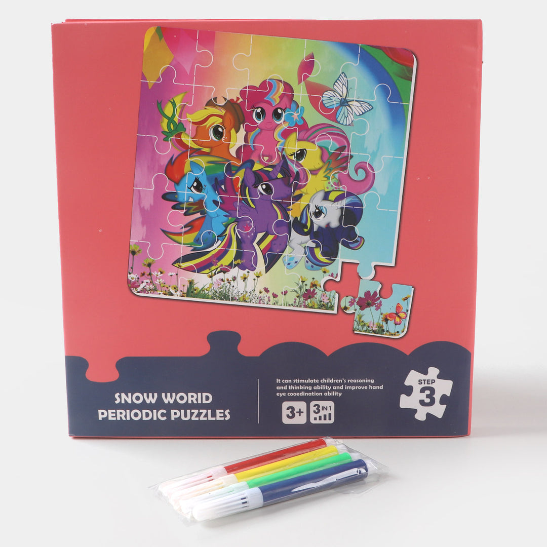 Character Puzzle Book For Kids