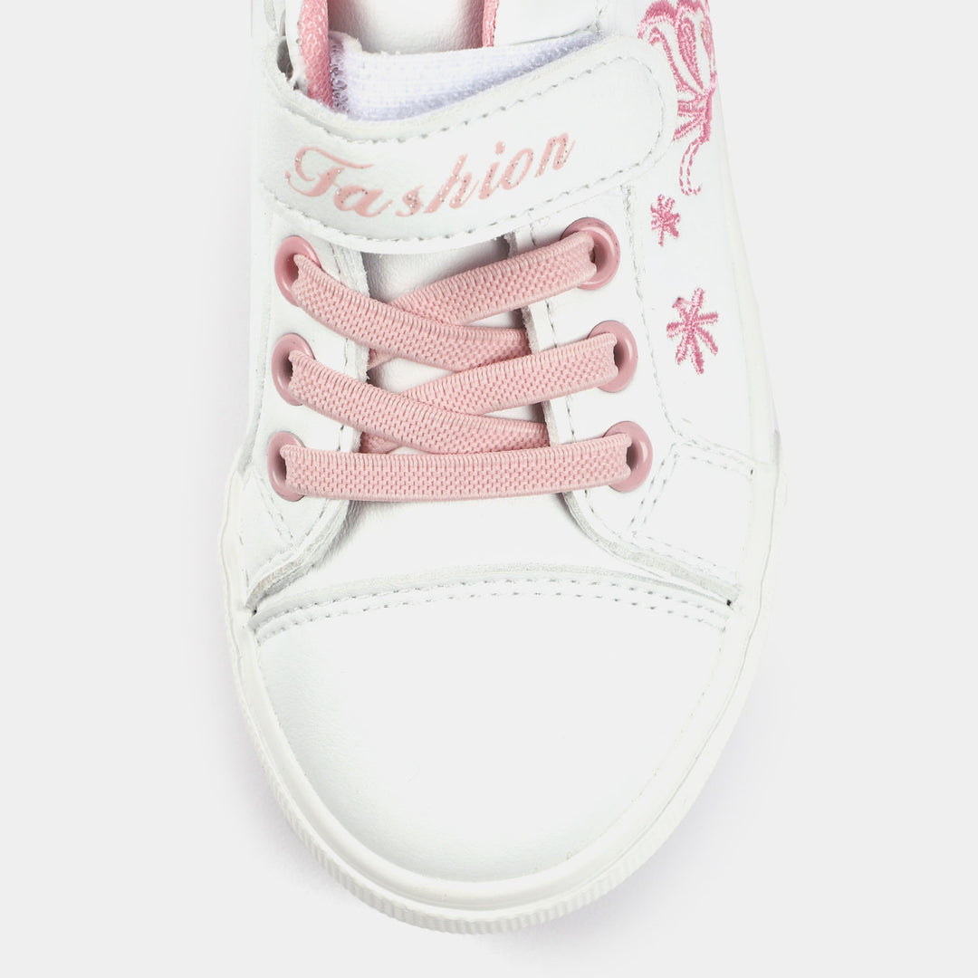 Girls Sneakers 5790-White/Pink