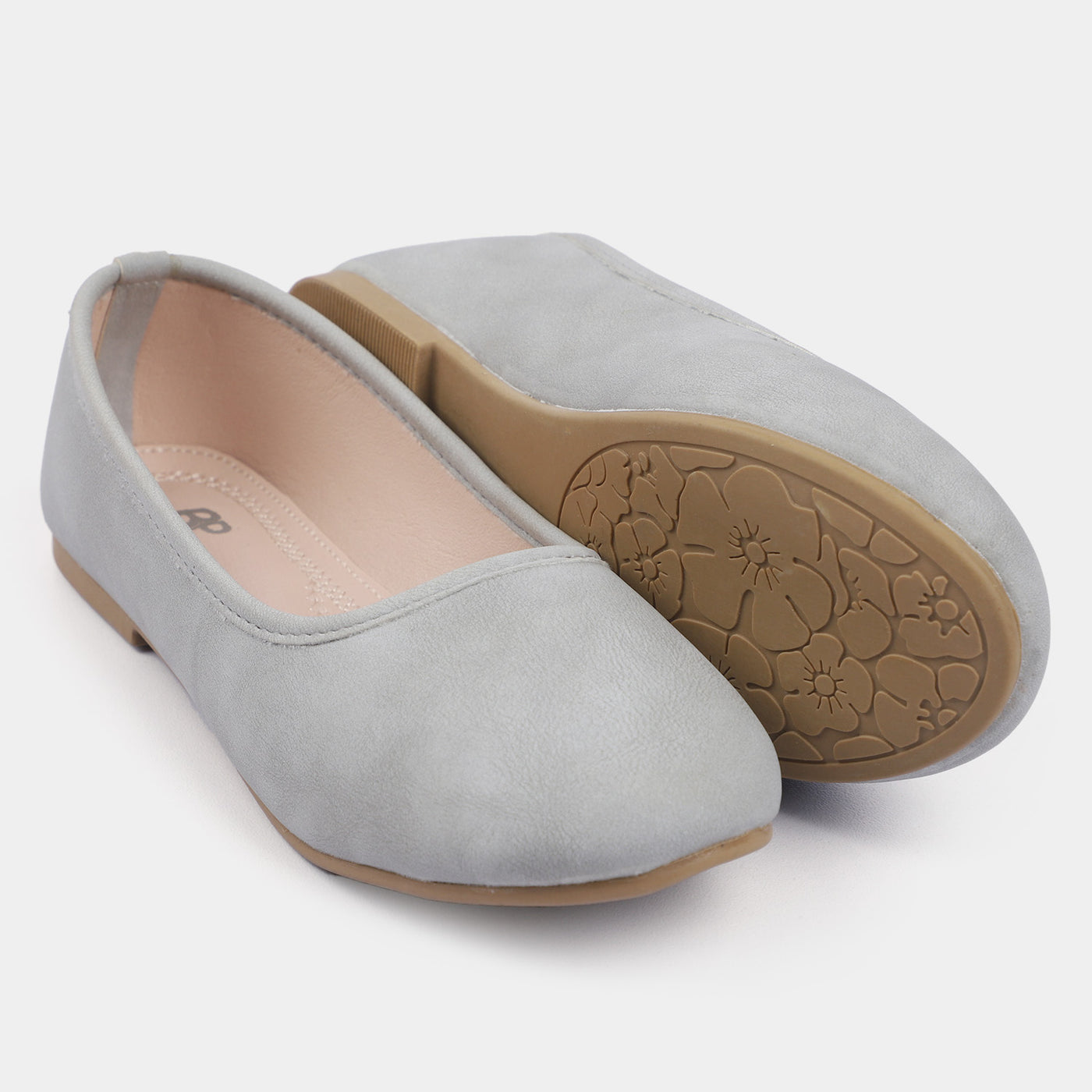 Girls Pumps 203-57-GREY