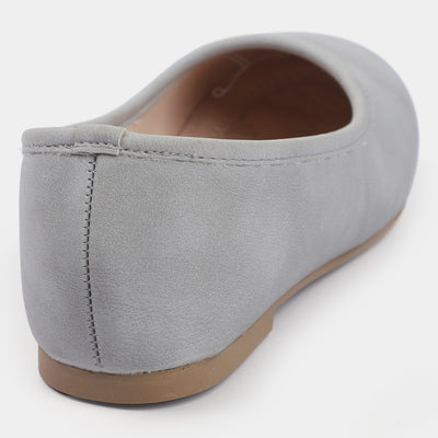 Girls Pumps 203-57-GREY