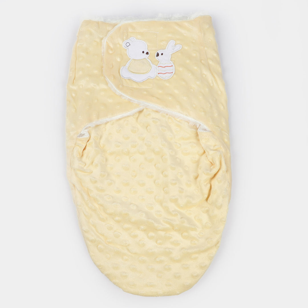 Swaddle Wrap Velvety Fur For Infant