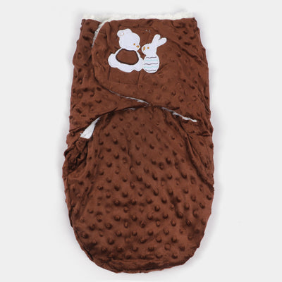 Swaddle Wrap Velvety Fur For Infant