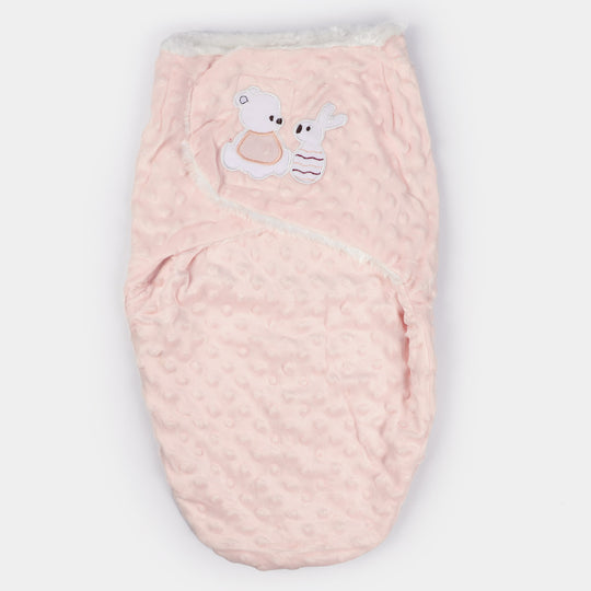 Swaddle Wrap Velvety Fur For Infant