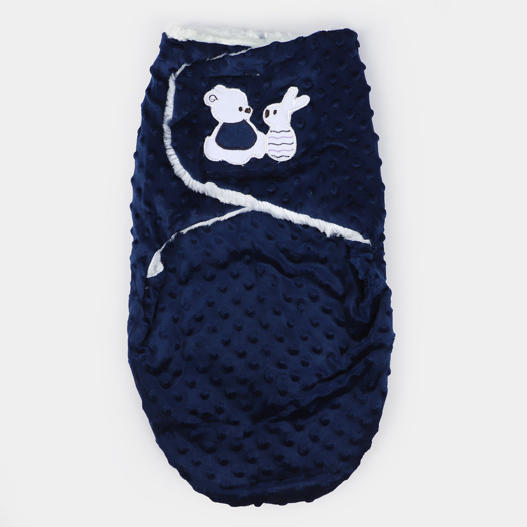 Swaddle Wrap Velvety Fur For Infant