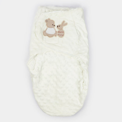 Swaddle Wrap Velvety Fur For Infant