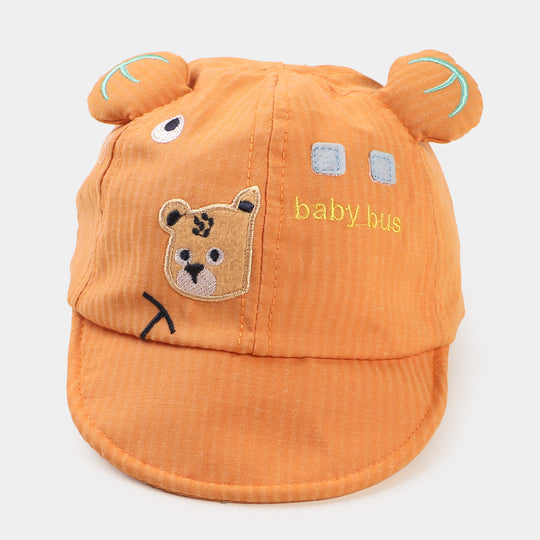 Infant Baby Cap/Hat 6M+ | ORANGE