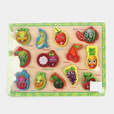 Fruits Wooden Puzzle Board For Kids