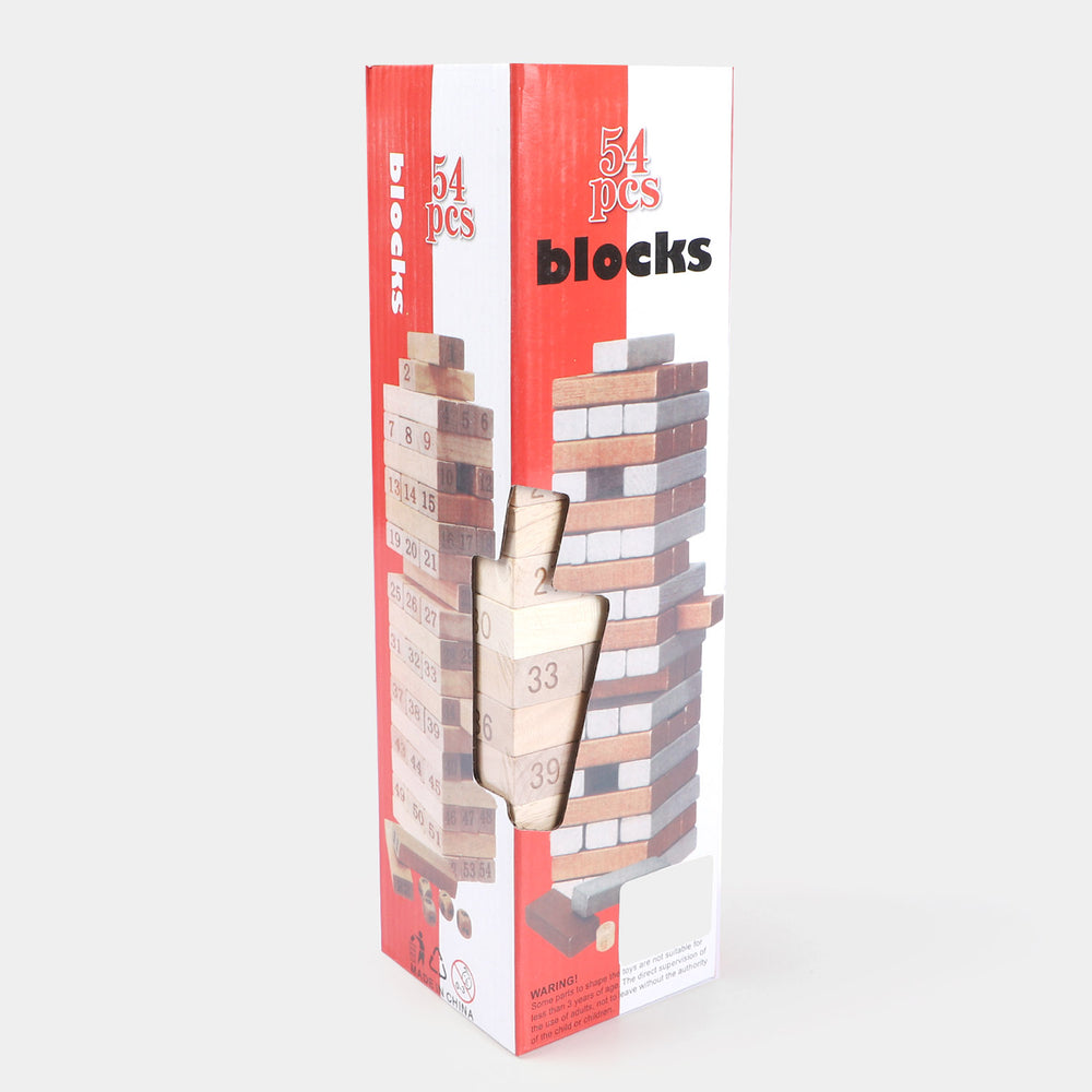 Wooden Block puzzle game | 54Pcs Large