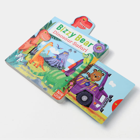 Lizzy Bear Dinosaur Safari Story Book With Slider Tabs