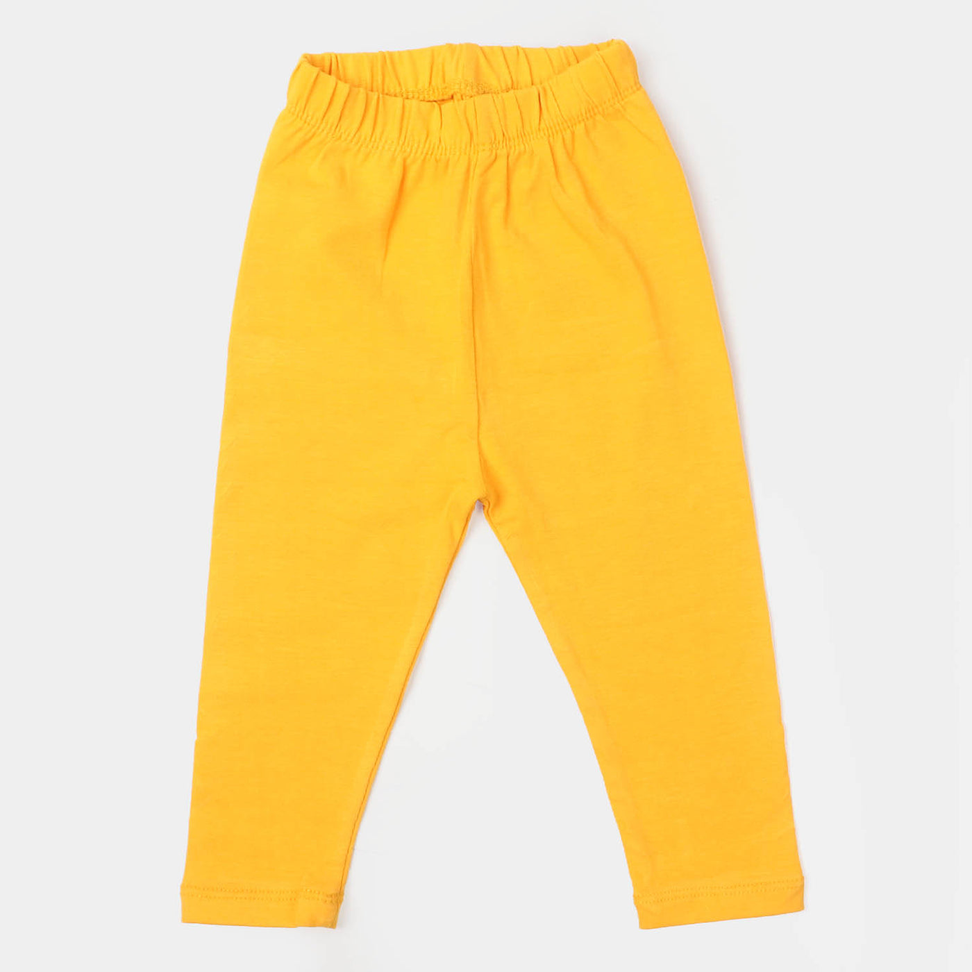 Infant Girls Lycra Jersey Plain Tights-C.Yellow