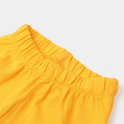 Girls Lycra Jersey Tights Basic-C.Yellow