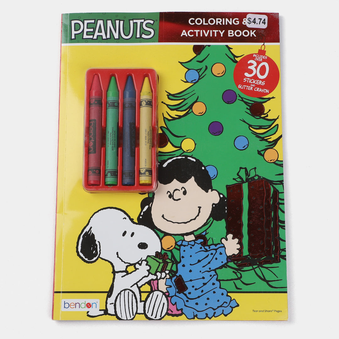 Peanuts Yellow Canyons Coloring Sticker Book