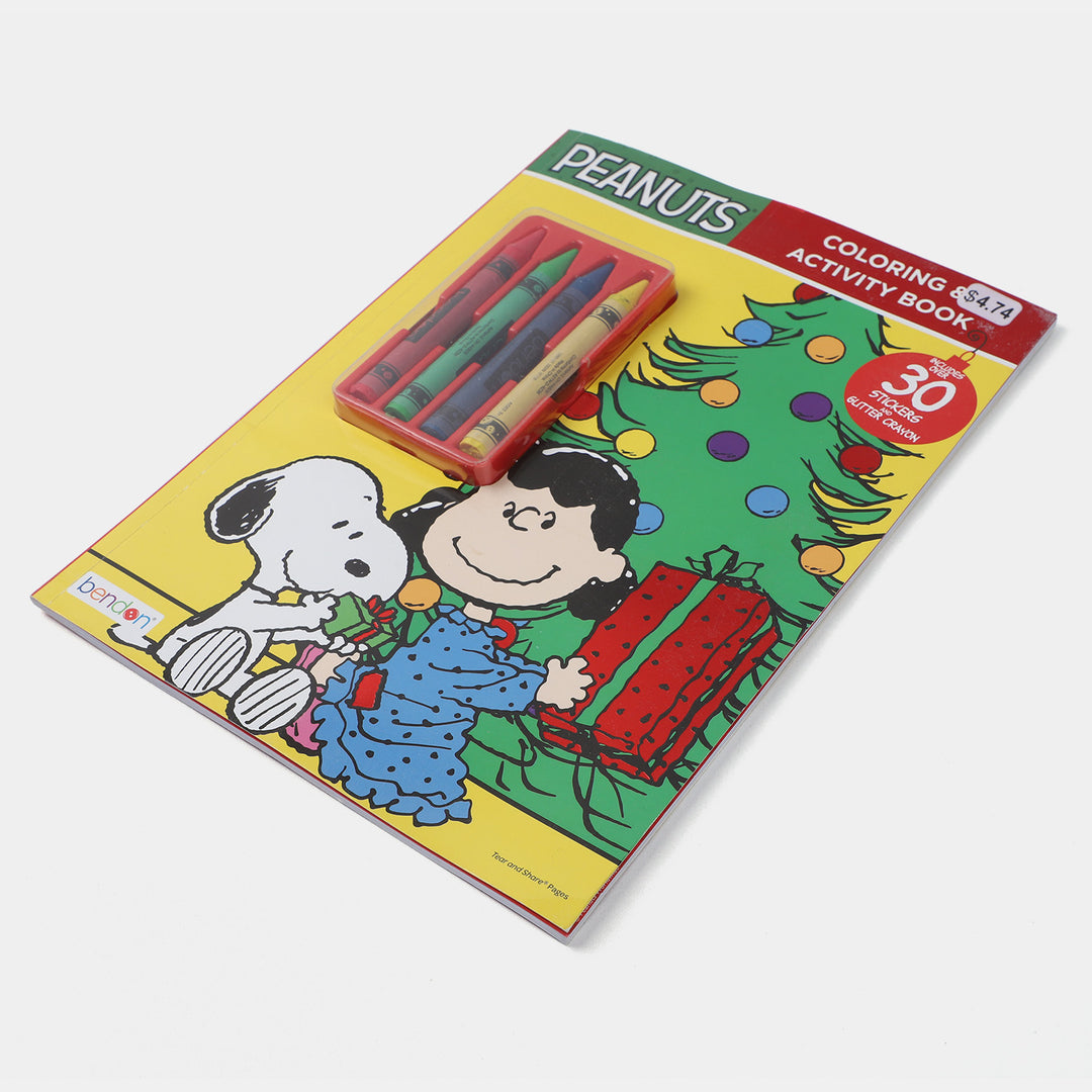 Peanuts Yellow Canyons Coloring Sticker Book