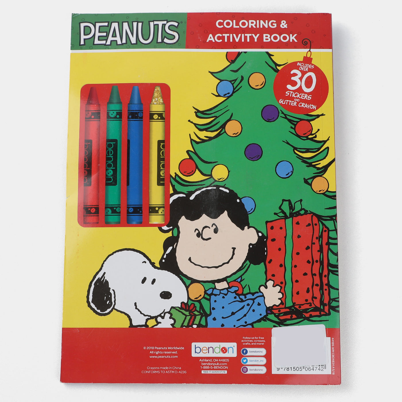 Peanuts Yellow Canyons Coloring Sticker Book