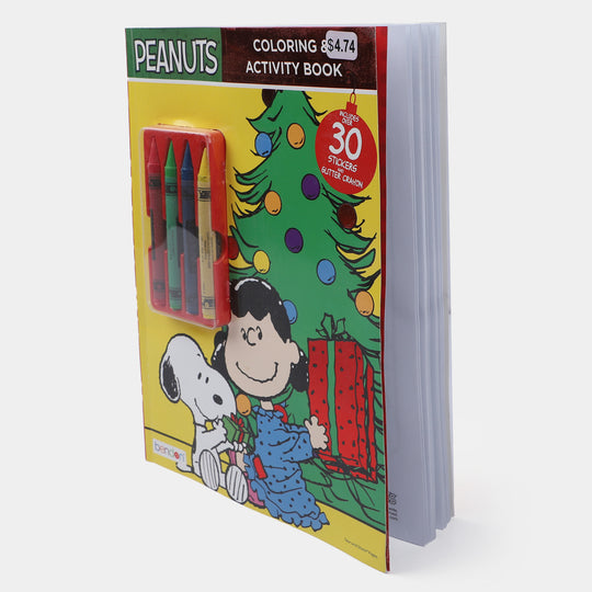 Peanuts Yellow Canyons Coloring Sticker Book