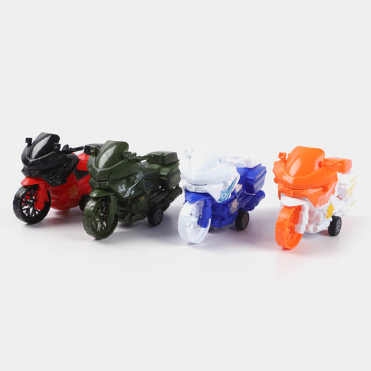 Pull Back Motorcycle Play Set For Kids