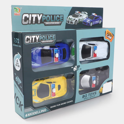 Pull Back Police Car Toy For Kids