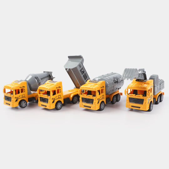 Pull Back Construction Truck For Kids