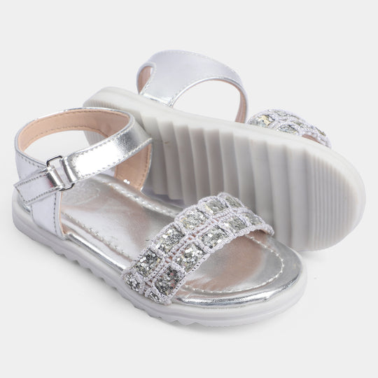 Girls Sandal SA-30-SILVER