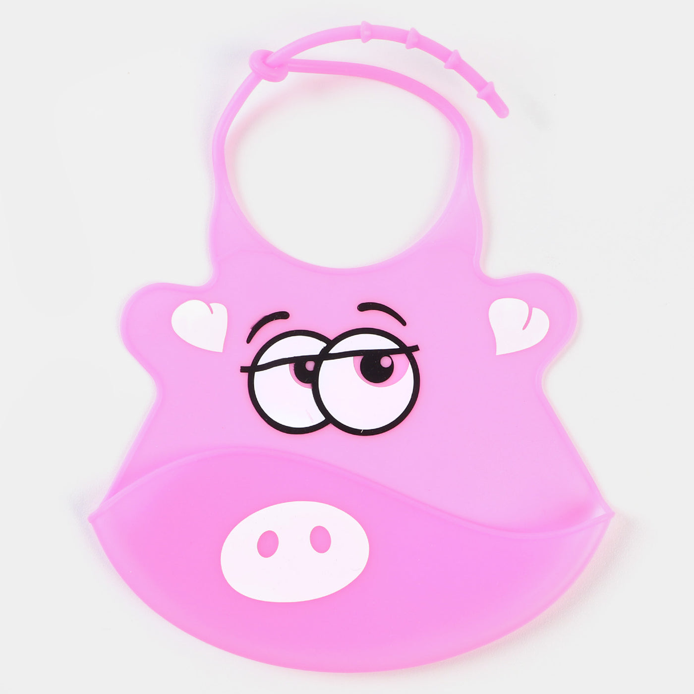 Baby Silicone Bib Pink | 3M+