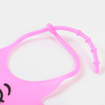 Baby Silicone Bib Pink | 3M+