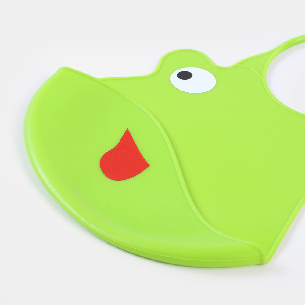 Baby Silicone Bib Green | 3M+