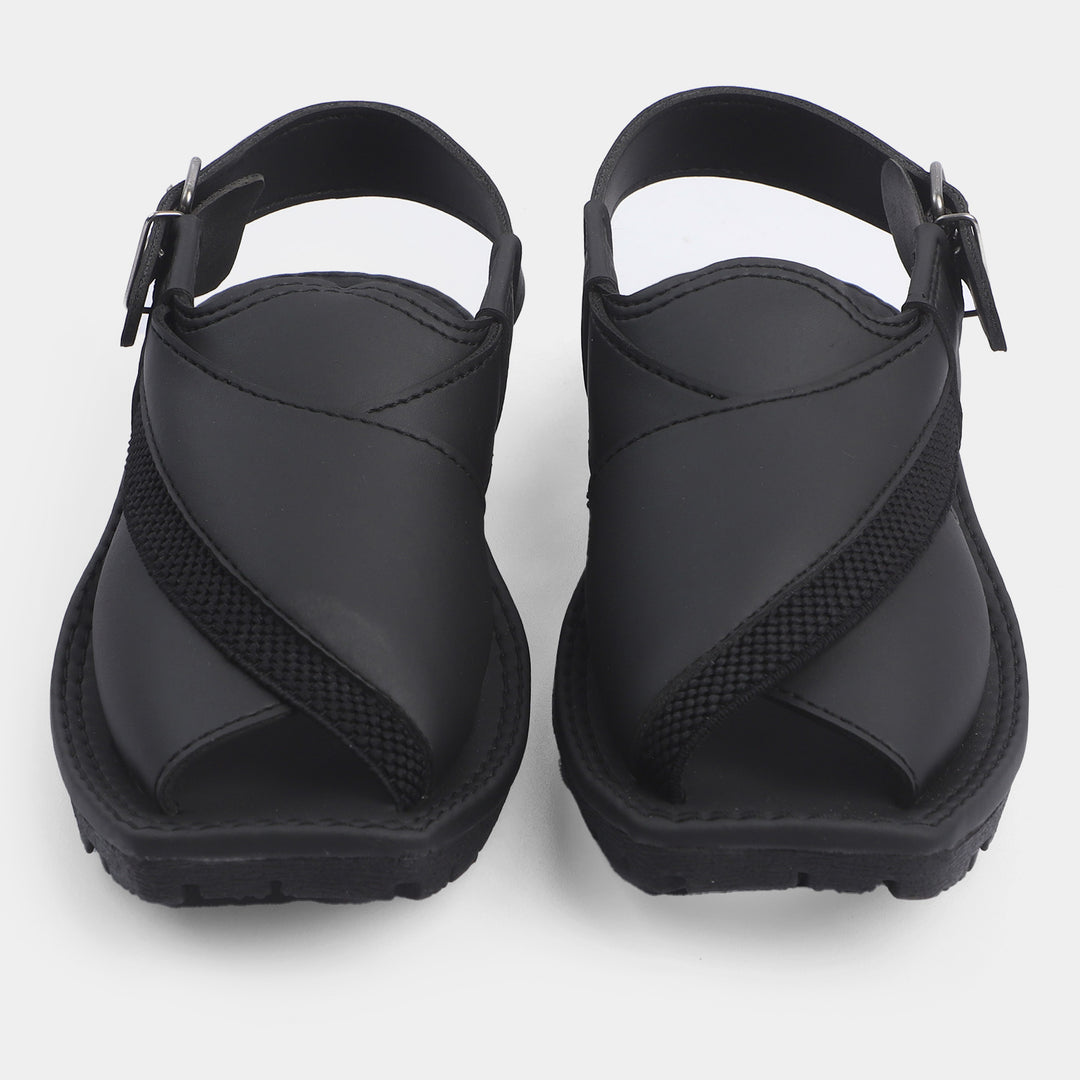 Boys Peshawari Sandal -BLACK