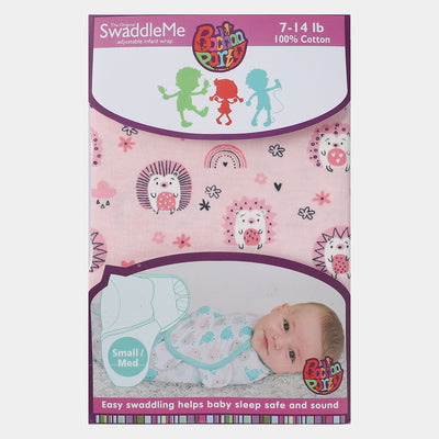Printed Baby Swaddle | Pink