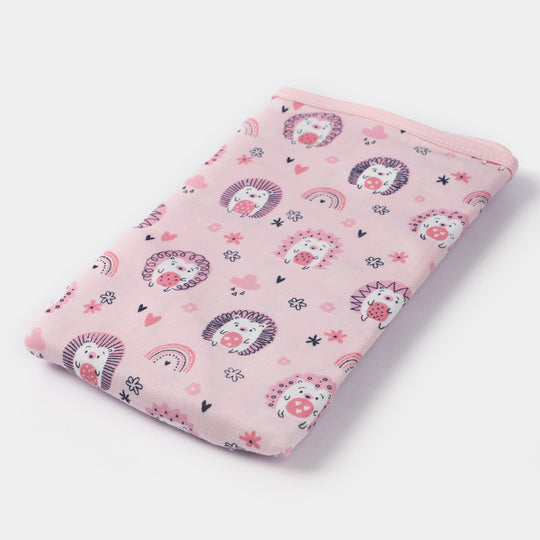 Printed Baby Swaddle | Pink