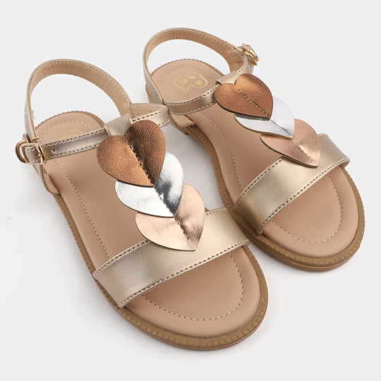 Girls Sandal ZP-017-Golden