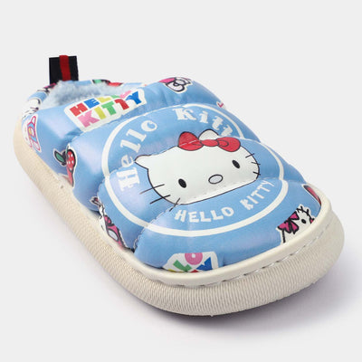 Character Girls Slipper Fur Character-Light Blue