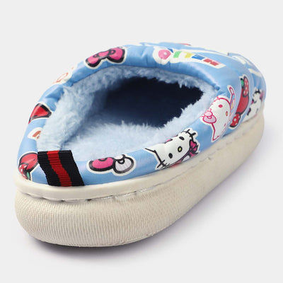 Character Girls Slipper Fur Character-Light Blue