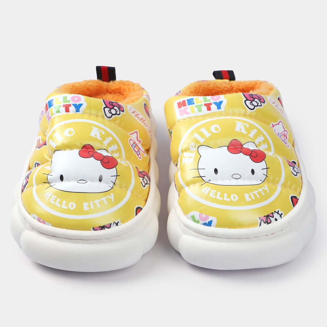 Character Girls Slipper Fur Character-Yellow