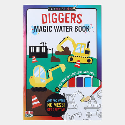 Little Artists Diggers Magic Water Book