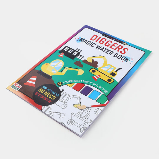 Little Artists Diggers Magic Water Book