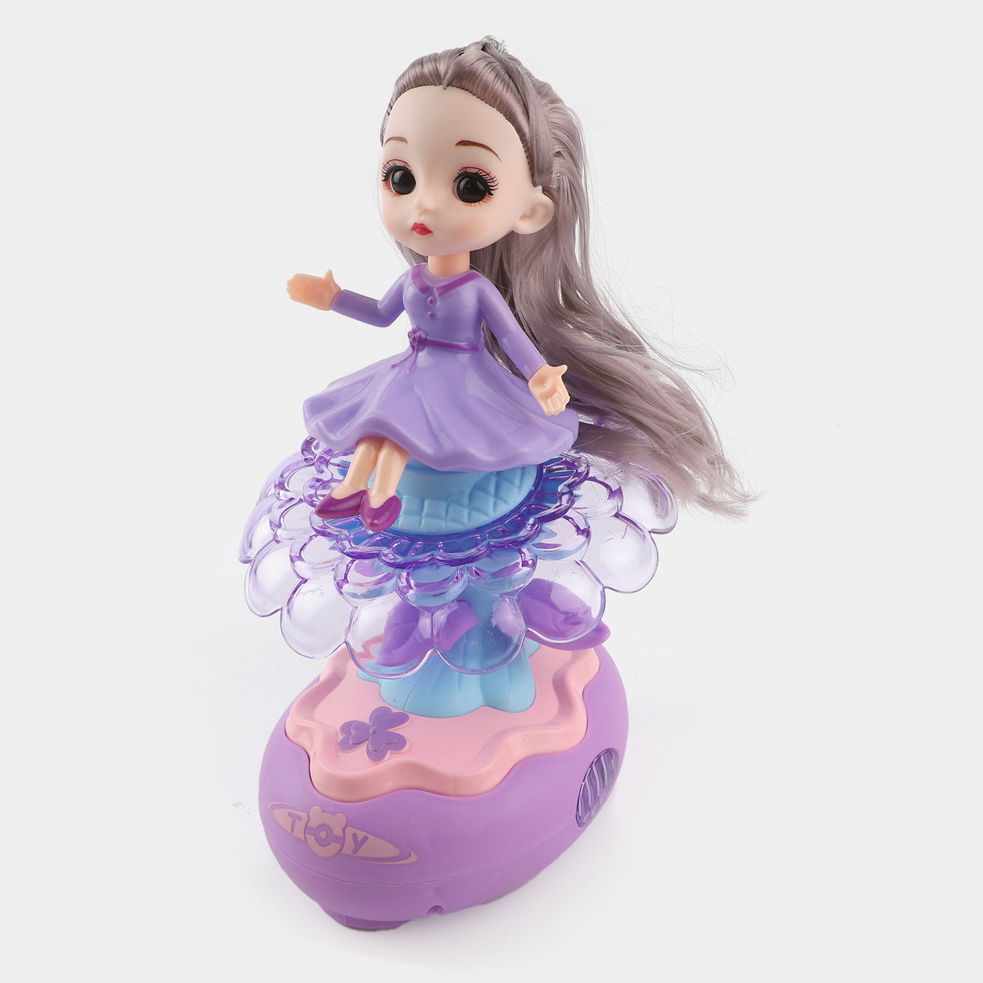 Electric 360 Rotating Petal Girl Toy