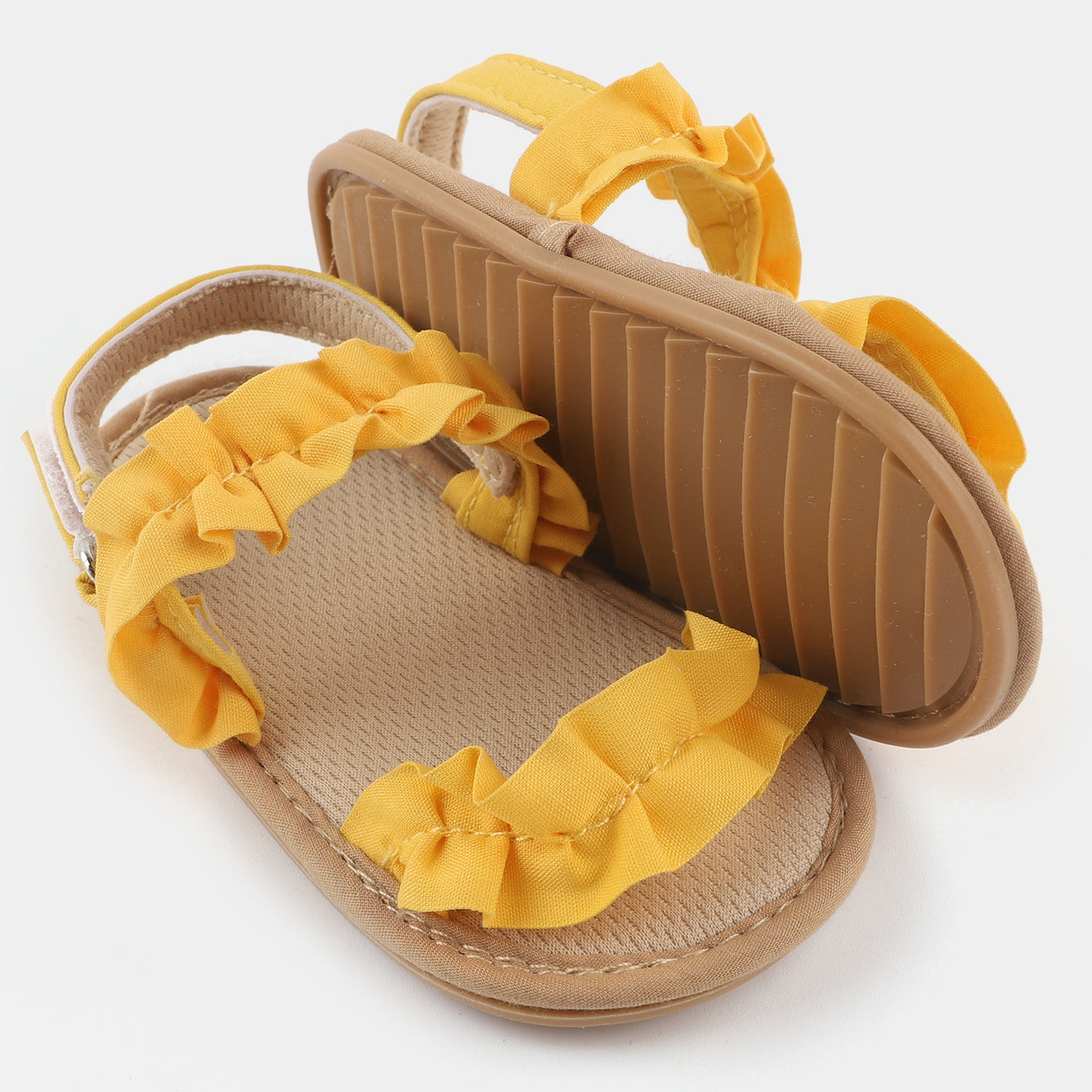 Baby Girls Shoes C-744-Yellow