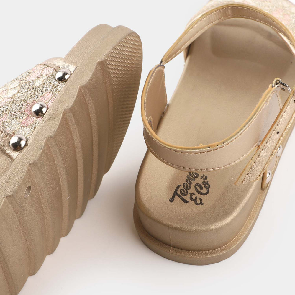 Teens Girls Sandal SA-33-Golden