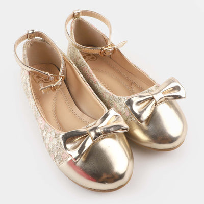 Girls Pumps ZP-001-Golden