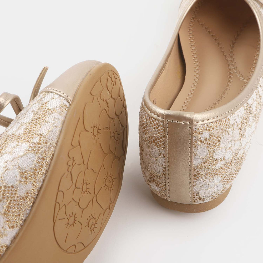 Girls Pumps ZP-011-Golden