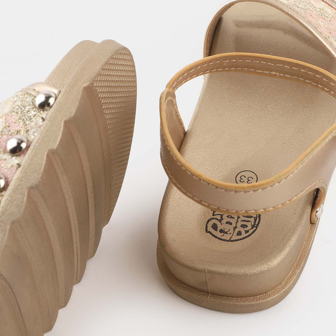 Girls Sandal SA-33-Golden