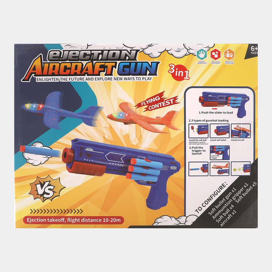 Ejection Aircraft Launcher Foam Plane- Red